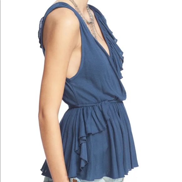 Free People Asymmetrical Ruffle Tank - Picture 5 of 5